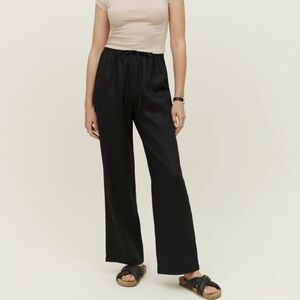 NWOT Black Olina Linen Pants